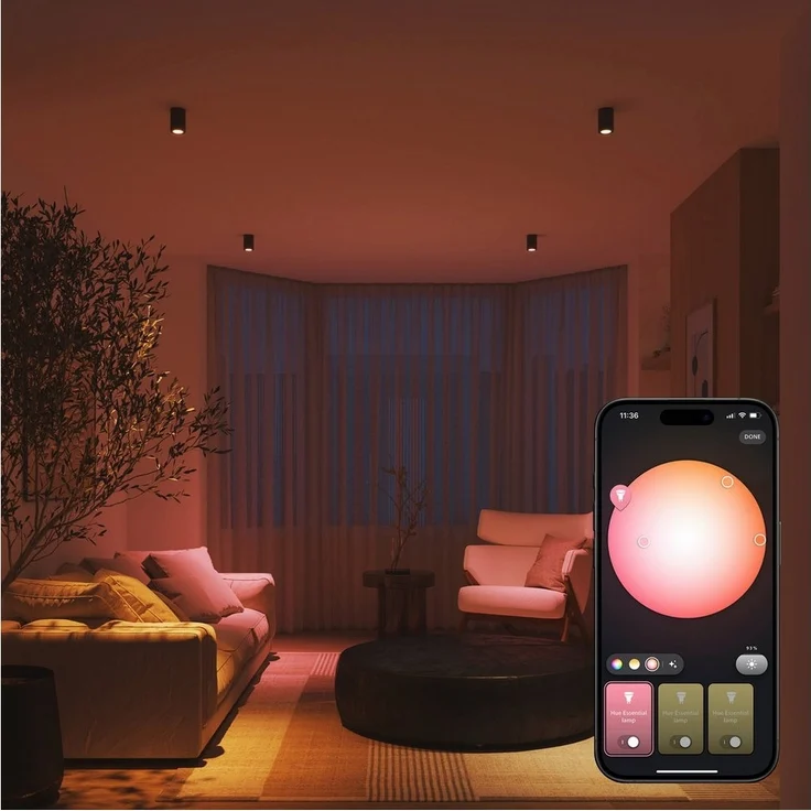 Philips Hue Essential White & Cool Ambiente 345 GU10 3P EU – Bild 3