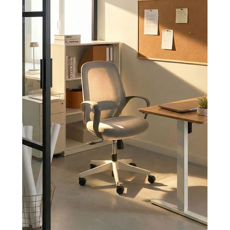 Bürostuhl FOAMA Stoff Grau – Bild 3