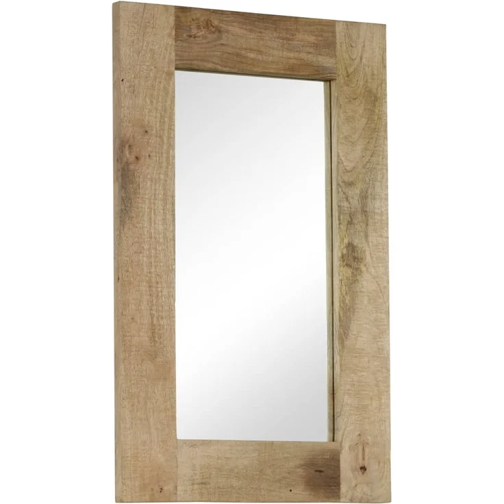 Spiegel, Wandspiegel Mangoholz Massiv 50 x 80 cm – Bild 7