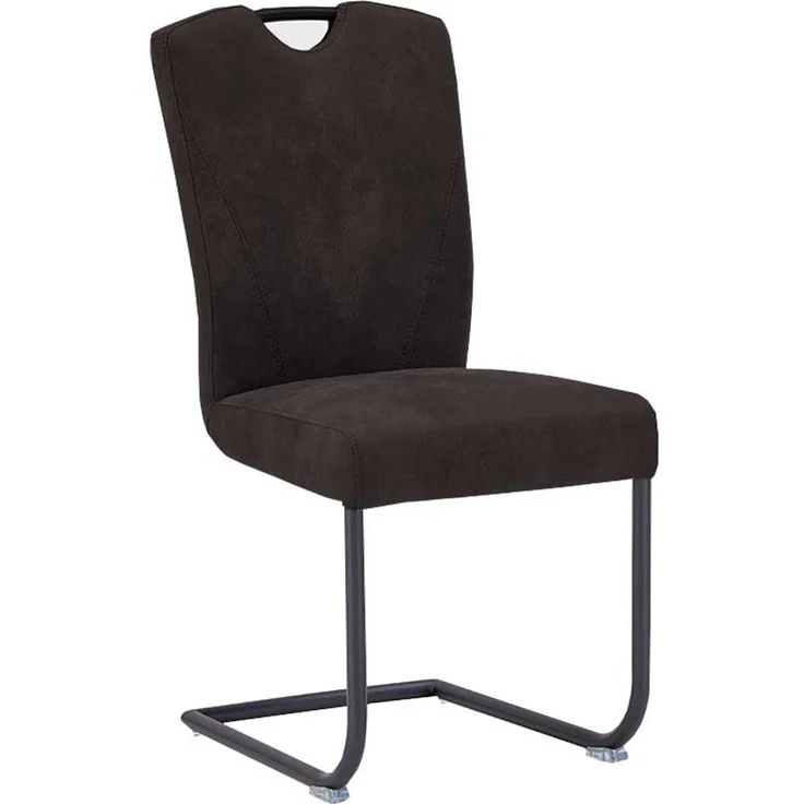 Schwingstuhl Omaha / Oscar, Stoff, Anthrazit, 43 x 99 x 56 cm – Bild 1