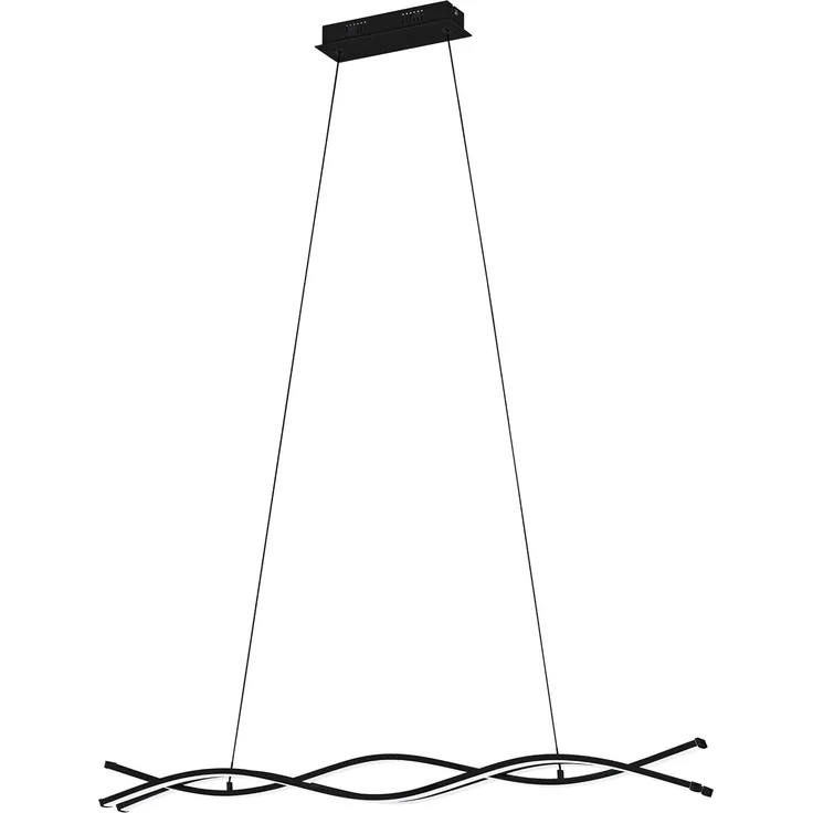 Eglo 99317 LED Hängeleuchte LASANA 3 weiß L:98,5 B:8 H:120cm 3000K höhenverstellbar