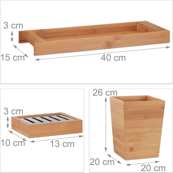 Bad Set Bambus 6-teilig 10022772 – Bild 3
