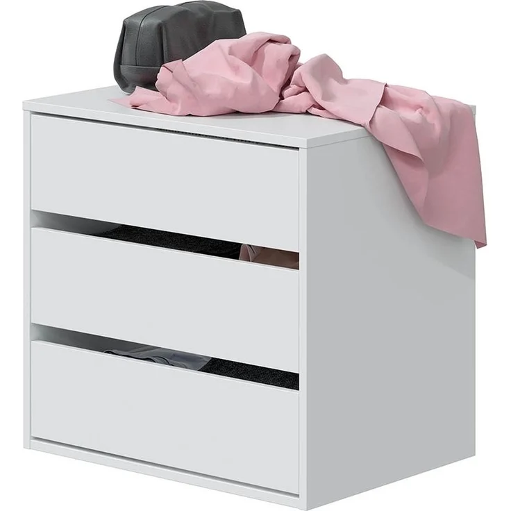 Schubkasteneinsatz >Arc< (2er-Set) in weiss - 60x57x44 (BxHxT) – Bild 3