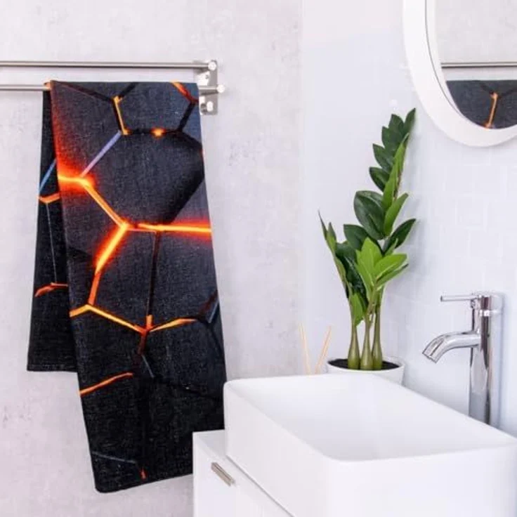 Herding Young Collection Badetuch 3D Effekt, Velours (1-St), hochfarbig bedruckt – Bild 4