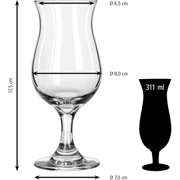 LIBBEY Cocktailglas Libbey Poco Grande Glas 12er Set -EMBASSY-, 12-tlg, Glas, hochwertig verarbeitet, im modernen Design – Bild 3