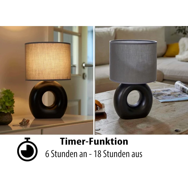 Northpoint LED Tischleuchte LED Batterie Tischleuchte für Innen & Außen Timerfunktion Kabellos – Bild 4