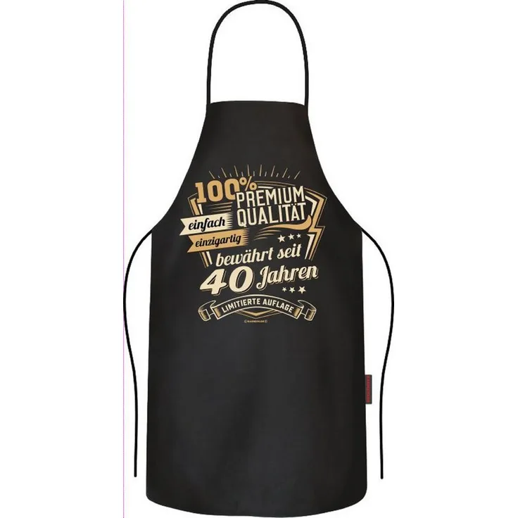 RAHMENLOS® Grillschürze als Geschenk zum 40. Geburtstag - bewährt seit 40 Jahren
