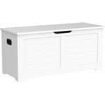 Vasagle Sitzbank bzw. Sitztruhe, weiß, 100 x 40 x 46 cm