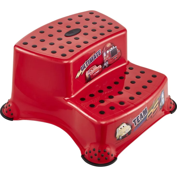 Keeeper Cars Schemel 2-stufig Tritthocker Cherry Red