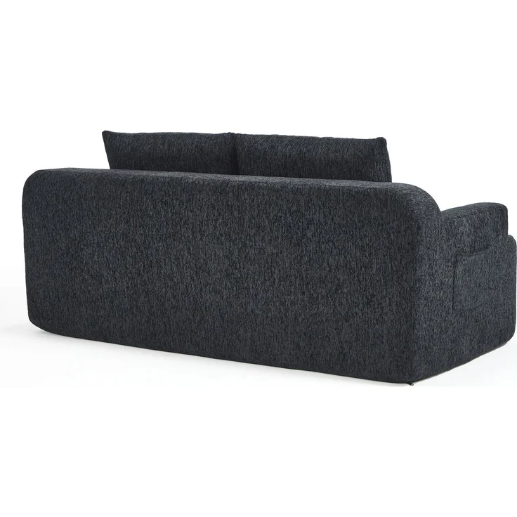 ZUBALIYA SchlafSofa mit Cordbezug, mit Schaumstoffpolsterung, ohne aufwendige Montage, für Wohnzimmer und Apartments – Bild 15