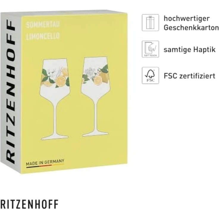 Ritzenhoff 6041006 Aperitifglas-Set F25 SOMMERTAU Limoncello Hanna Symonovych 2025 – Bild 6