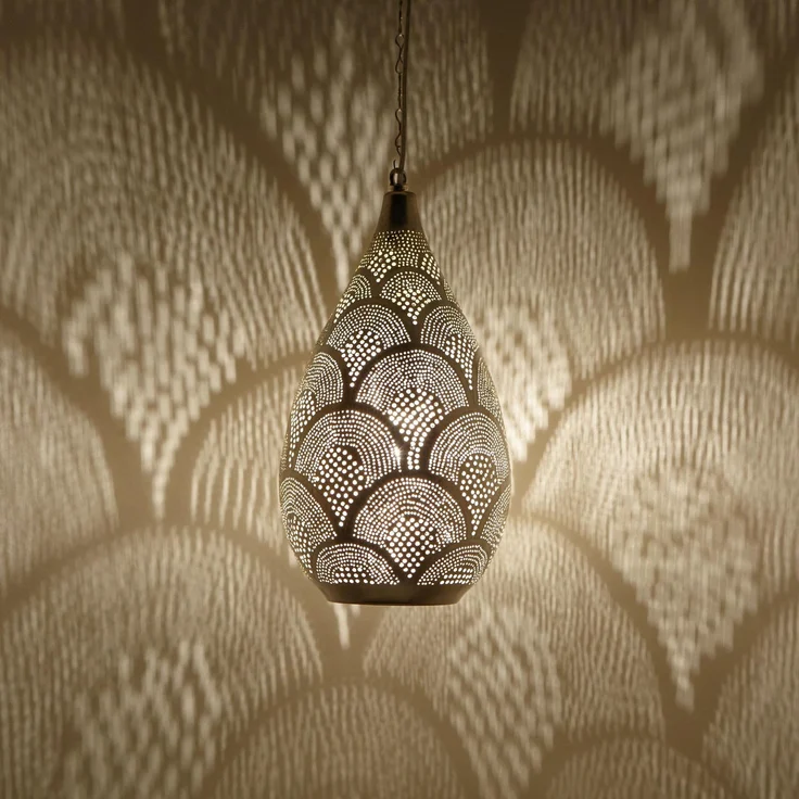 Marokkanische Lampe Naouma Samak D20 – Bild 5