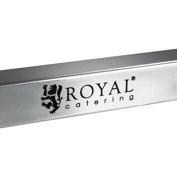 Royal Catering Servierwagen 2 Borde Edelstahl Teewagen Küchenwagen Gastro 4 Räder bis 160 KG – Bild 4