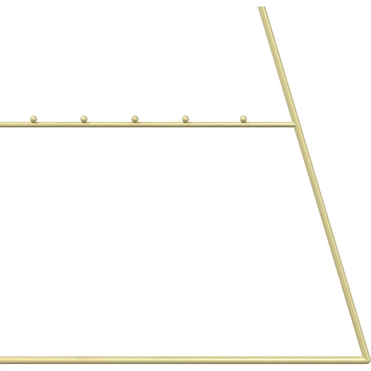 vidaXL Metall Weihnachtsbaum KUOPIO 180 cm Stahl Gold 42053860 – Bild 6