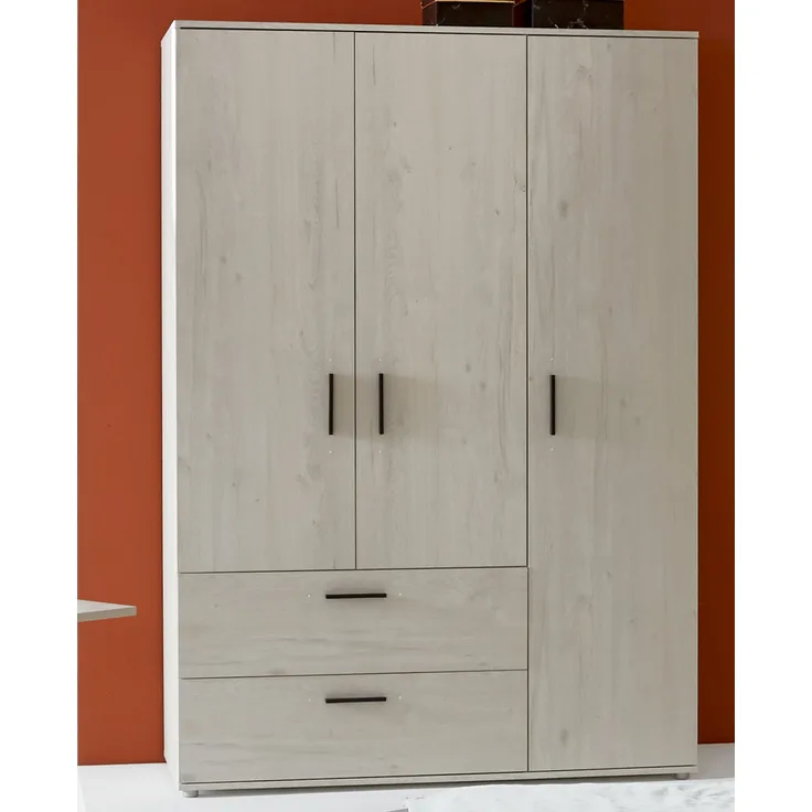 Arthur Berndt Kleiderschrank »Mathea«, 3-türig, Nordic Wood, 188x51x130 cm