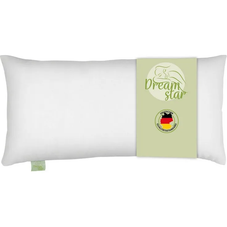 Dreamstar Kopfkissen Eco Microfaserkissen (Einzeln oder als 2er-Set), 40x80 und 80x80 cm, Füllung: Eco Faserfüllung, 1-tlg, Bezug: angenehm weiche Microfaser, stützt Kopf und Nacken ideal