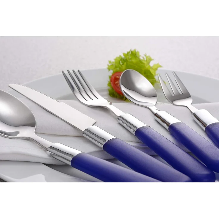 37-teiliges Starter-Set mit blauen Griffen, Serie MILANO – Bild 5