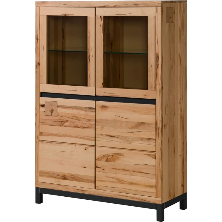Vitrine Kernbuche 103x40x148 natur geölt VILLANDERS #102 – Bild 1