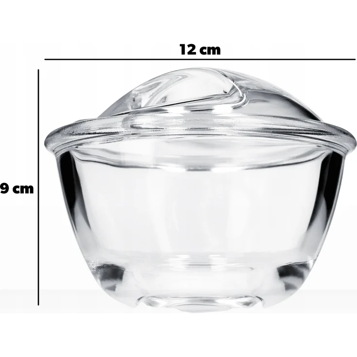 KADAX Zuckerdose, Zuckerdose mit Deckel, Zuckerbehälter aus Glas, elegant – Bild 4