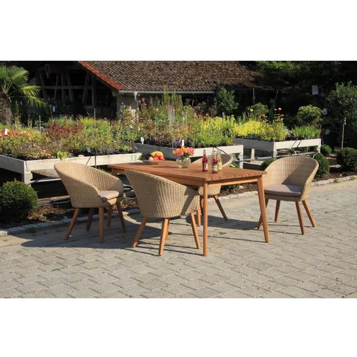 acamp 4x57439 Atacama 1x57443 Acaplan 160x90 cm anthrazit -cherry