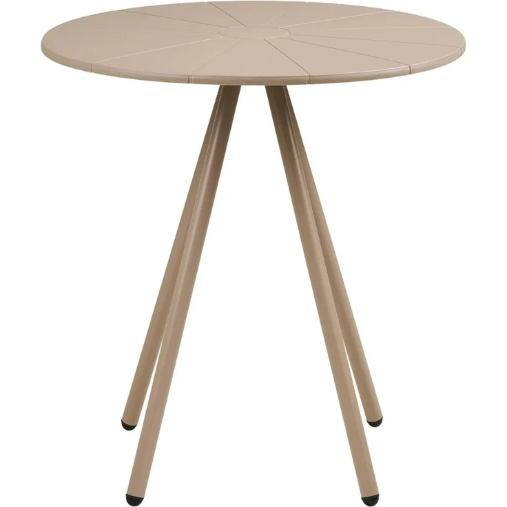 Bistro-Tisch FULHAM taupe Outdoortisch 70cm Balkonmöbel Terrasse Garten – Bild 7