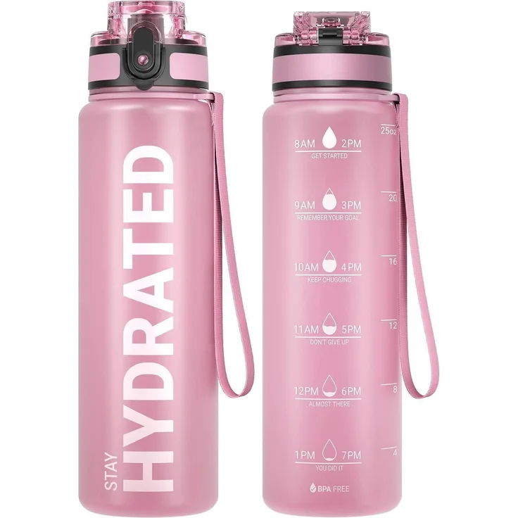 Sahara Sailor Trinkflasche Sport BPA-frei Tritan 750ML Rosa Topas