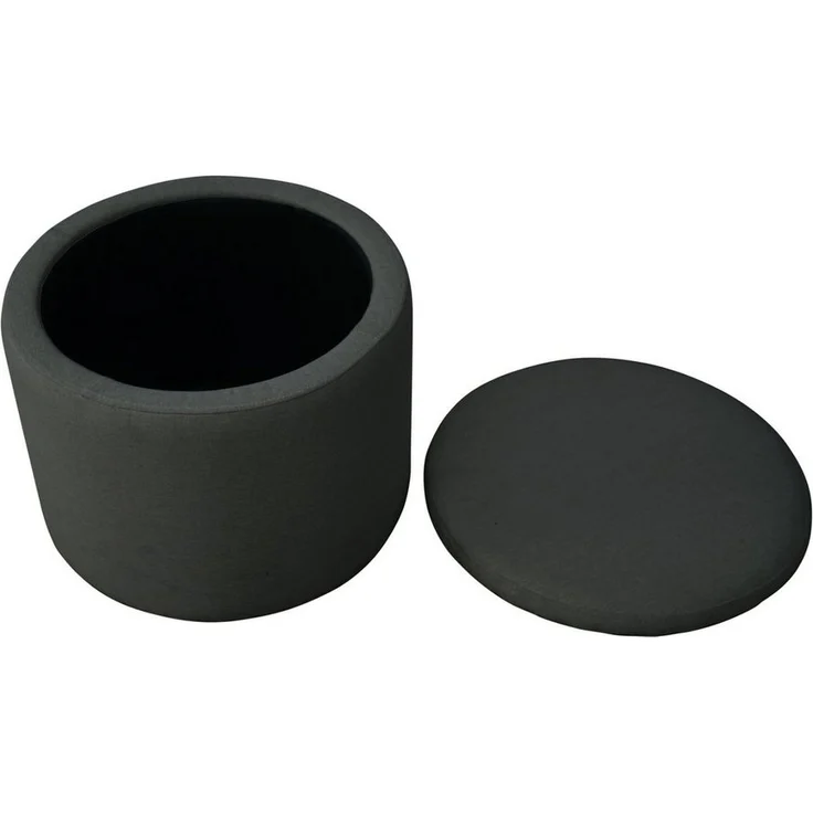 SVITA Hocker AMBER, Mit Stauraum, Sitzhocker, mit abnehmbarem Deckel, Ø 44 cm – Bild 3