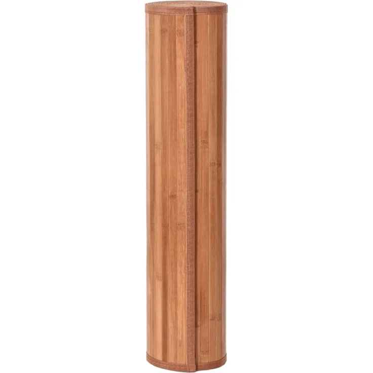 vidaXL Teppich Rechteckig Braun 70x200 cm Bambus 376872 – Bild 2