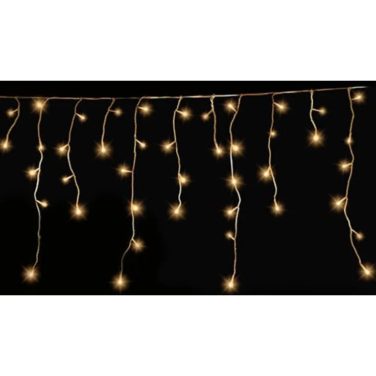 Gartenpirat LED-Lichterkette Eisregen LED-Beleuchtung Weihnachtsdeko für außen mit Timerfunktion, 4,2 m – Bild 2