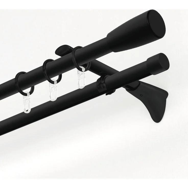 Gardinia Gardinenringe Chicago für Ø 20 mm schwarz-matt 10-er Pack – Bild 6