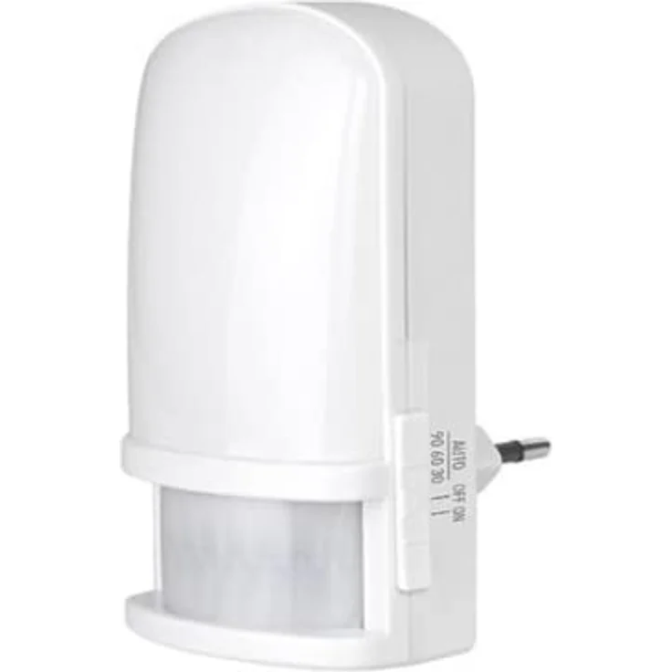PENTATECH AN05 33322 LED-Nachtlicht mit Bewegungsmelder, neutralweiß, 18 Lumen, Eurostecker 230 V, PIR-Sensor bis 6 m – Bild 2