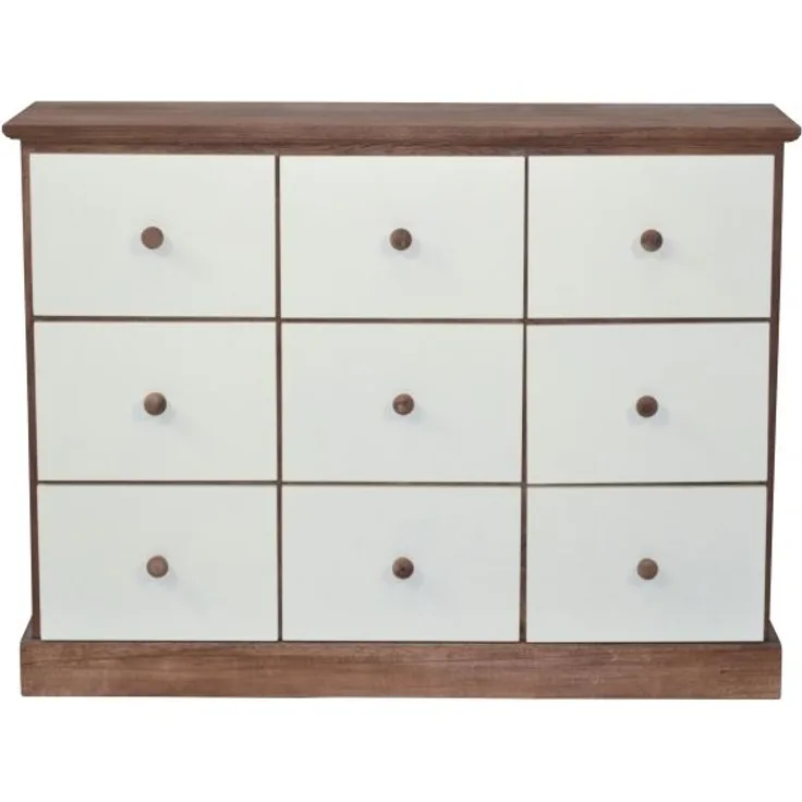 Schubkasten-Kommode "Ella II" mit 9 Schubladen