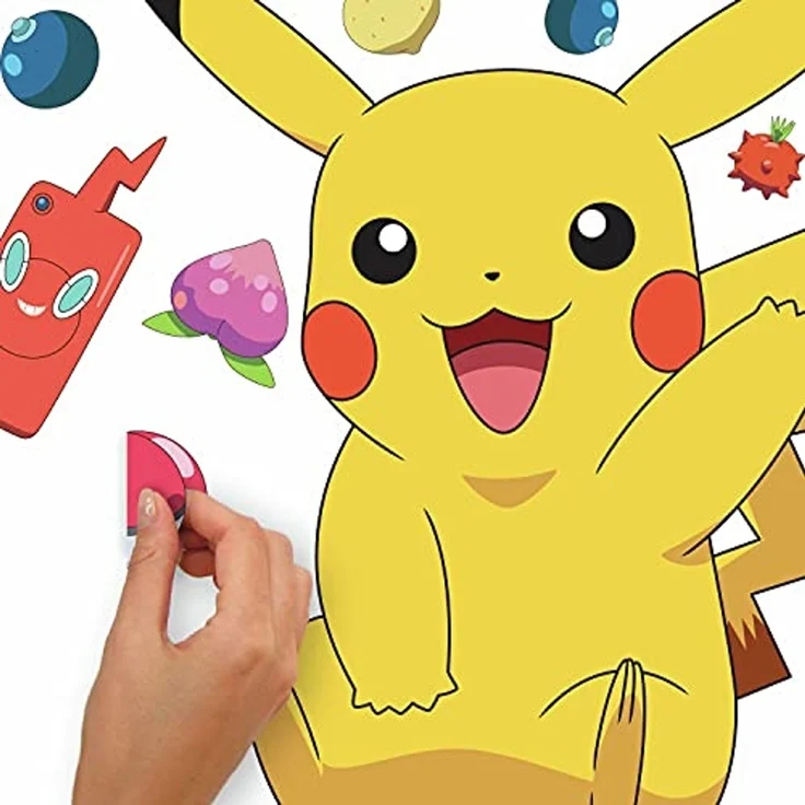 Pokemon Pikachu Riesen-Wandsticker – Bild 5