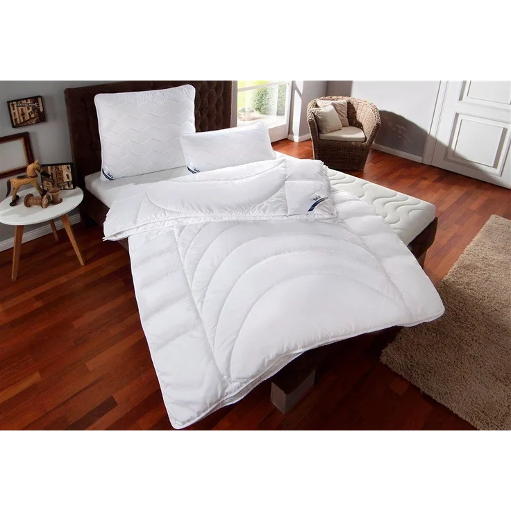 Beco Microfaserkissen Medibett, Kopfkissen, Füllung: Polyester, Bezug: Polyester oder Baumwolle, Bauchschläfer, Rückenschläfer, Seitenschläfer, Kissen 40x80 cm, 80x80cm, Allergiker geeignet (Hausstauballergiker) – Bild 3