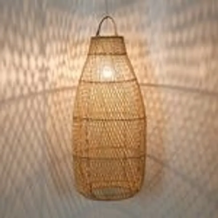 Rattan Pendelleuchte