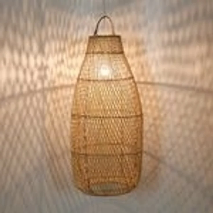 Rattan Pendelleuchte – Bild 1