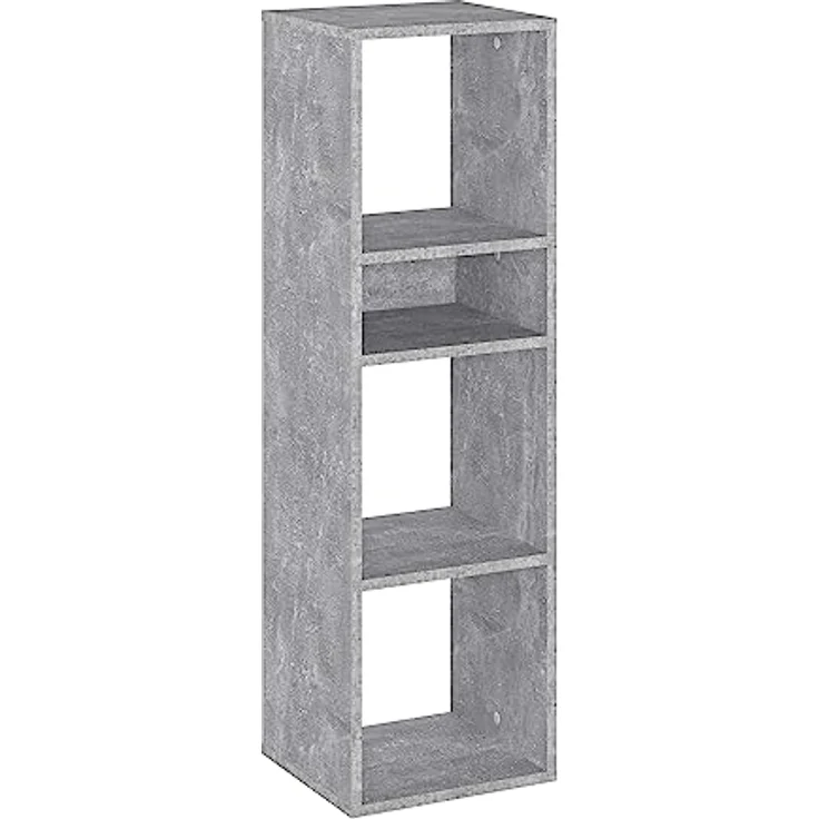 KOMTO Bücherregal RIM3 Regal Standregal Würfelregal für Kinderzimmer, Büroregal Bücherschrank Regal Wohnzimmer 33,8 х 30,7 х 112,5 cm – Bild 9