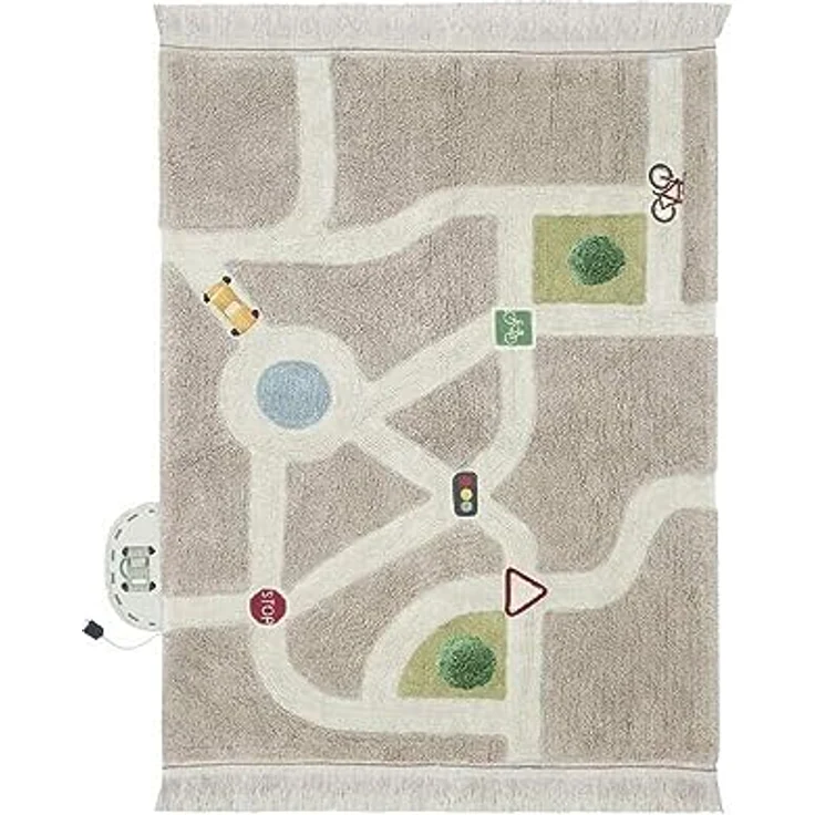 Lorena Canals Eco-City Spielteppich Grau – Bild 7