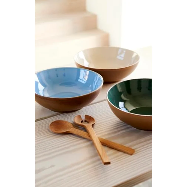 Bitz Salatschüssel 30 cm Wood/Sand Steinzeug – Bild 6