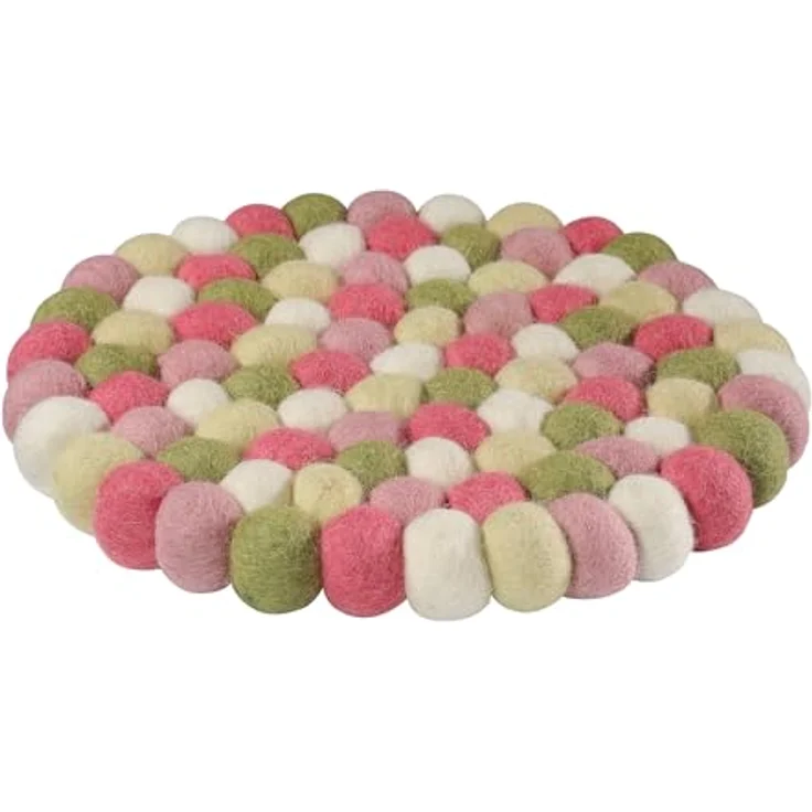 Untersetzer Topfuntersetzer Schafwolle Filz Ø21cm Cilio LANA PASTELLO 470727 – Bild 3