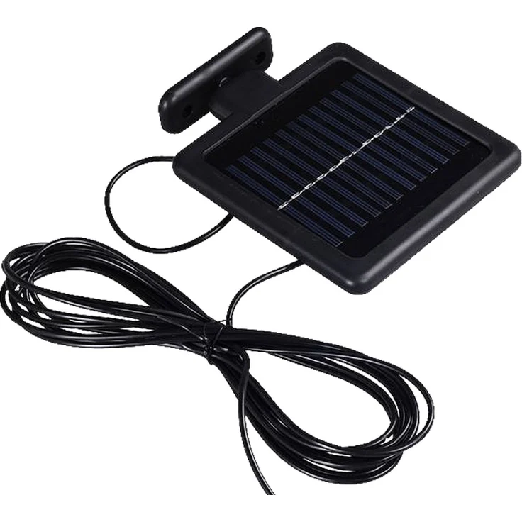LED Solar Wandleuchte, Bewegungsmelder, schwenkbar, schwarz – Bild 6