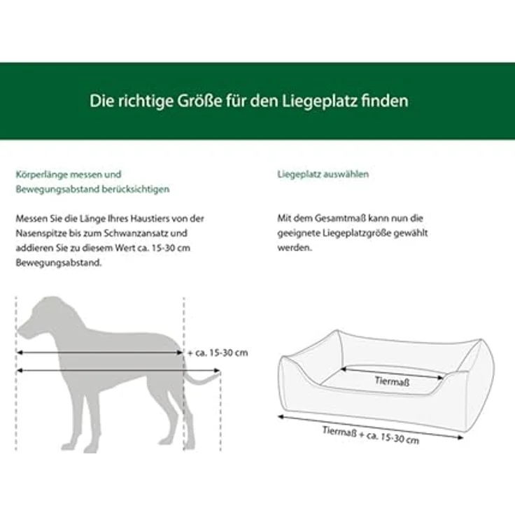 Dehner Tierbett Hunde-/Katzenbett Sammy, beige, versch. Größen, hochwertiges Hundebett/Katzenbett, mit herausnehmbarem Liegekissen – Bild 4