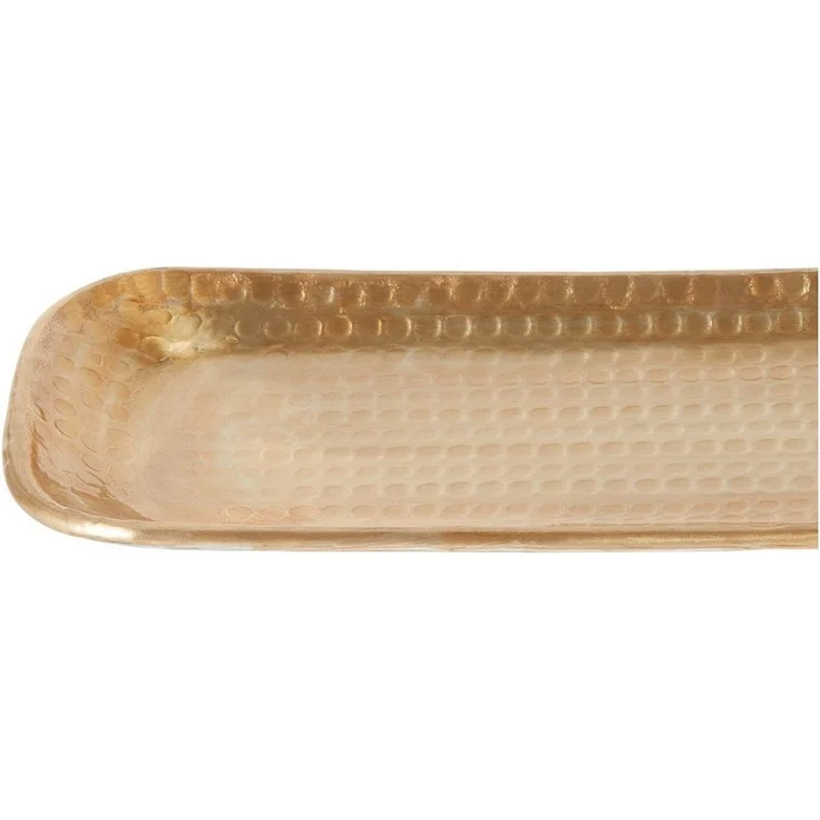 Marrakesch Orient & Mediterran Interior Dekotablett Vintage Tablett Kerzentablett Deko Hedye Gold 30cm, Handarbeit – Bild 3