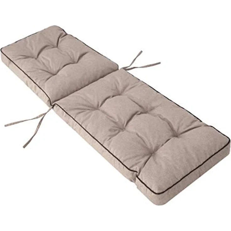 Bjird Liegenauflage Auflage für Liegestuhl 160x50x8, extra dicke Polsterauflage für klappbare Gartenliege/Sonnenliege – Bild 6