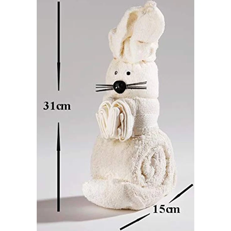 JACK Handtuch Set Frottier Geschenk Set viele Modelle Handarbeit Origami Gästetuch, (1-St), Waschhandschuh, gefaltete Tiere, tolle Geschenkidee – Bild 3