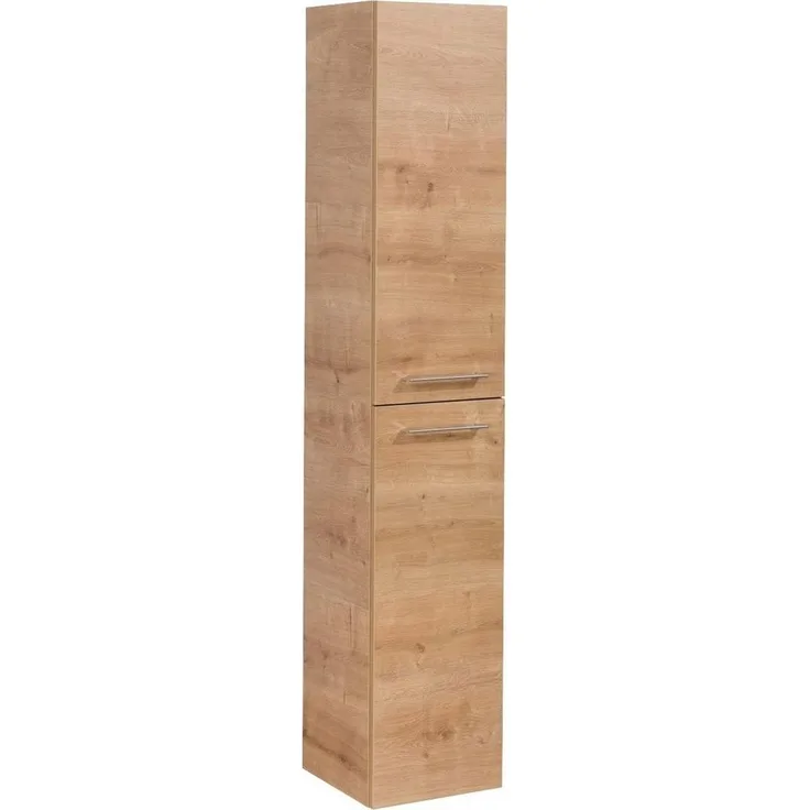 Fackelmann B.PERFEKT Hochschrank 31 cm breit, Braun hell