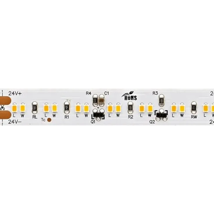 SIGOR LED Strip DIM TO WARM, 5m, 8,6W/m, 3000-2300K, 570lm, IP20, Ra90, 224 LED/m, 24V