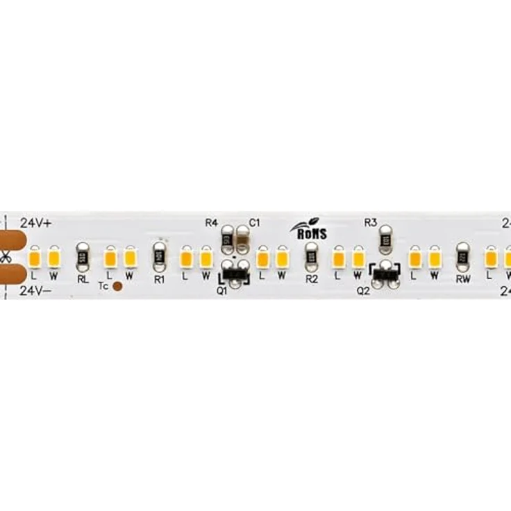 SIGOR LED Strip DIM TO WARM, 5m, 8,6W/m, 3000-2300K, 570lm, IP20, Ra90, 224 LED/m, 24V – Bild 1