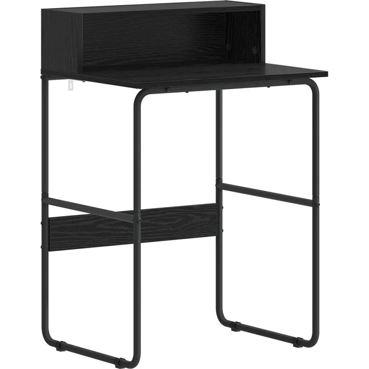 vidaXL Schreibtisch mit Stauraum Schwarz Eichen-Optik 60 x 50 x 91 cm 8008014 – Bild 2