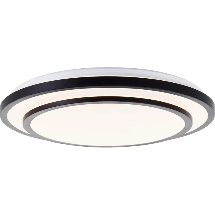 Brilliant LED Wand- und Deckenleuchte Luciano G80564A76 Wohnzimmer, Schlafzimmer Metall/Kunststoff Indoor Decke schwarz - LED fest integriert – Bild 4